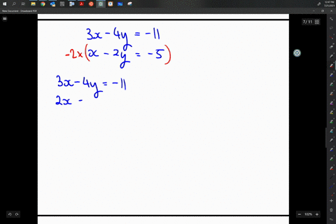 in-the-following-exercises-solve-the-systems-of-equations-by-substitution-leftbeginarrayl-3-x-4-y-11