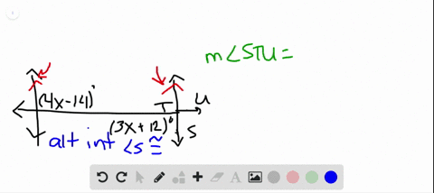 SOLVED:Find each angle measure. m ∠S T U (IMAGE CAN'T COPY)