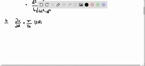 the-volume-v-of-a-right-circular-cone-is-given-by-vfracpi24-d2-sqrt4-s2-d2-where-s-is-the-slant-heig