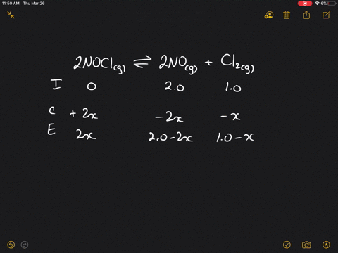 at-35circ-mathrmc-k16-times-10-5-for-the-reaction-2-mathrmnoclg-rightleftharpoons-2-mathrmnogmathr-6