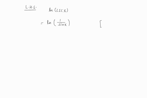 verify-that-it-is-identity-ln-csc-x-ln-sin-x