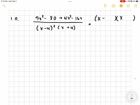 perform-each-indicated-operation-simplify-if-possible-frac5x-4frac4-xx2-16