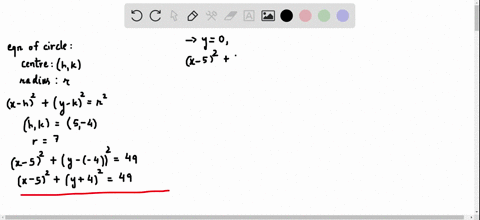 a-find-the-center-radius-form-of-the-equation-of-each-circle-and-b-graph-it-see-examples-i-and-2-c-7