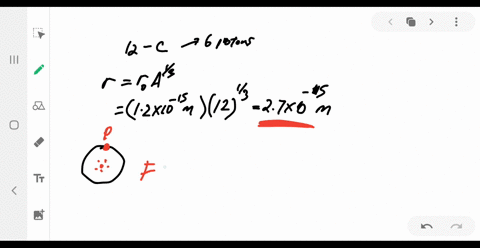 a-find-the-radius-of-the-12-mathrmc-nucleus-b-find-the-force-of-repulsion-between-a-proton-at-the-su