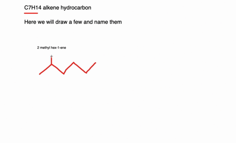 five-alkenes-have-the-formula-mathrmc_7-mathrmh_14-and-a-sevencarbon-chain-draw-their-structures-a-3