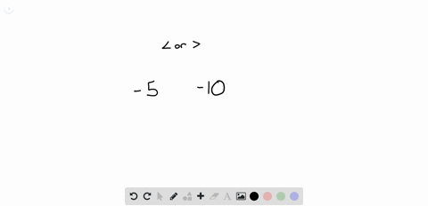 in-the-following-exercises-order-each-of-the-following-pairs-of-numbers-using-or-5__10