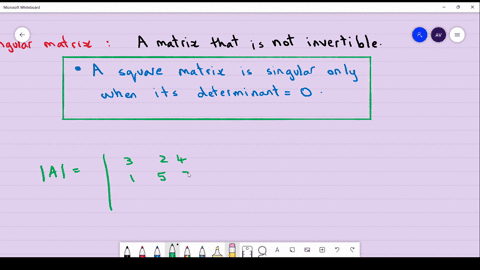 show-that-the-square-matrix-mathbfaleftbeginarrayccc3-2-4-1-5-3-1-8-2endarrayright-is-a-singular-mat