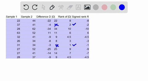 using-the-wilcoxon-signed-ranks-test-refer-to-the-sample-data-for-the-given-exercises-in-section-13-