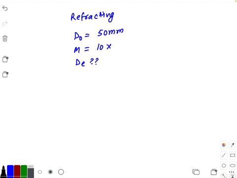 a-refracting-astronomical-telescope-has-an-objective-lens-50-mathrmmm-in-diameter-given-that-the-ins
