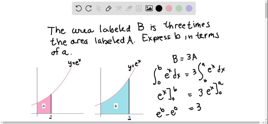 Solved The Area Labeled B Is Three Times The Area