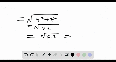 find-the-length-of-a-diagonal-of-a-square-with-perimeter-16