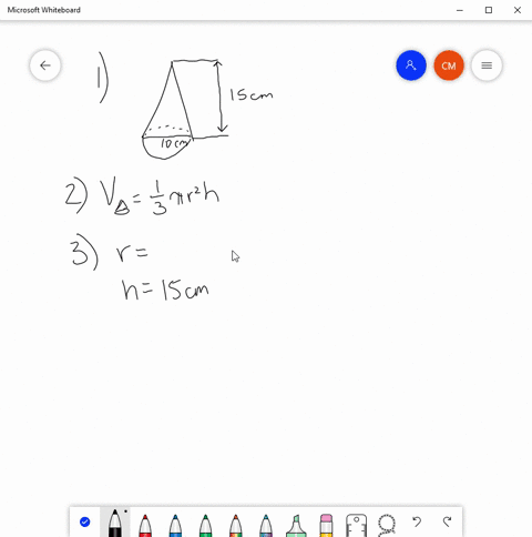 the-height-of-a-cone-is-15-mathrmcm-the-diameter-of-the-cone-is-10-mathrmcm-find-the-volume-of-the-2