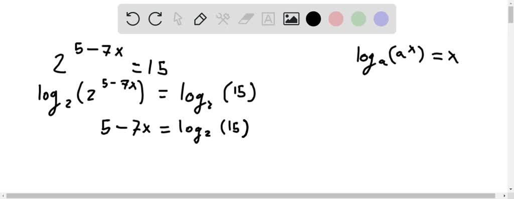 SOLVED:? Exponential Equations (a) Find the exact solution of the ...