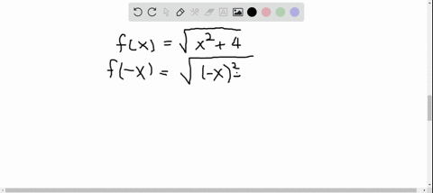 determine-whether-f-is-even-odd-or-neither-even-nor-odd-fxsqrtx24
