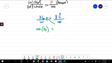 use-the-percent-proportion-to-solve-each-problem-round-to-the-nearest-tenth-if-necessary-36-is-8-fra