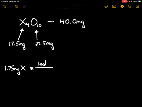 2-a-400-milligrams-sample-of-the-compound-mathrmx_4-mathrmo_10-contains-225-milligrams-of-oxygen-ato