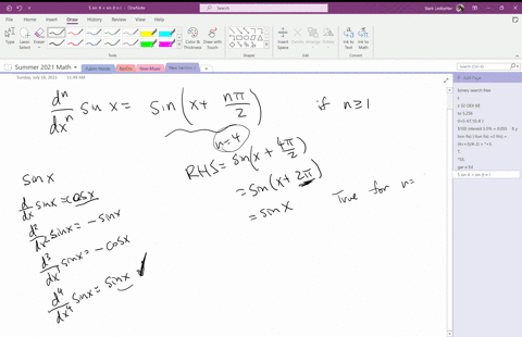 prove-that-for-all-whole-numbers-n-geq-1-fracdnd-xn-sin-xsin-leftxfracn-pi2right