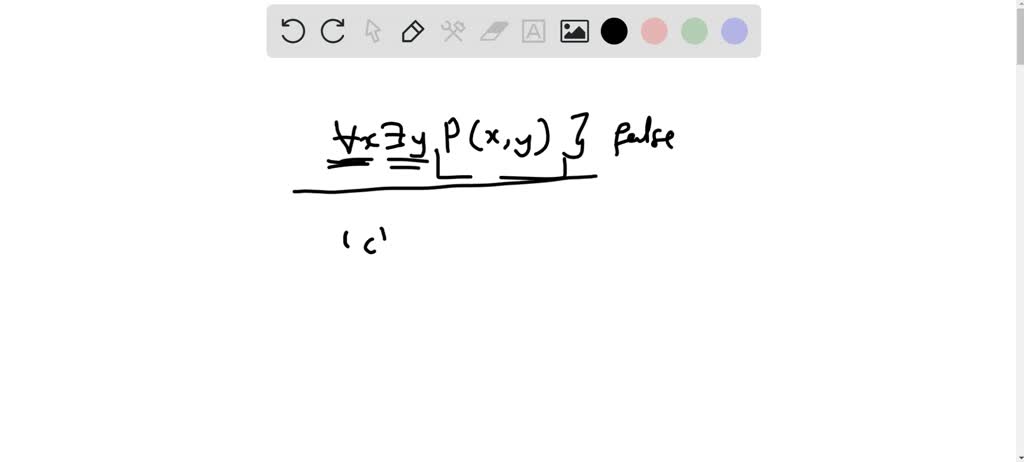 Solved The Following Predicate Logic Formula Is Invalid ∀x ∃y ·p X Y ∃y ∀x ·p X Y Which