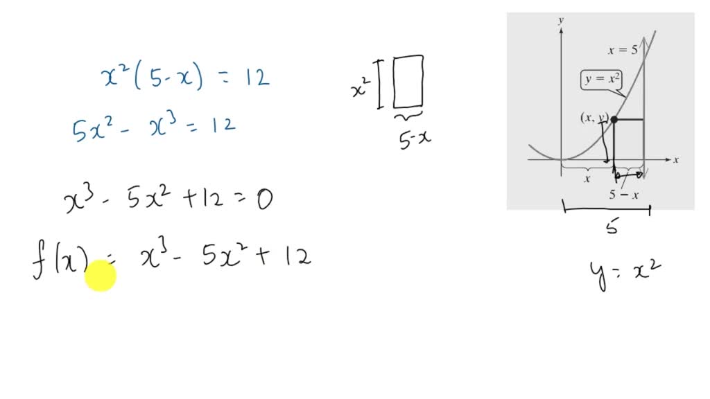 SOLVED: A rectangle is bounded by the parabola defined by y=x^2, the x ...