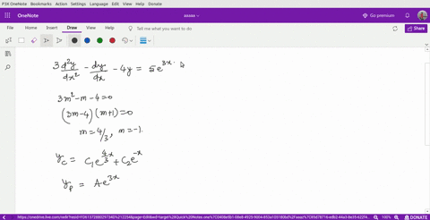 solve-the-given-differential-equations-3-fracd2-yd-x2-fracd-yd-x-4-y5-e3-x-2