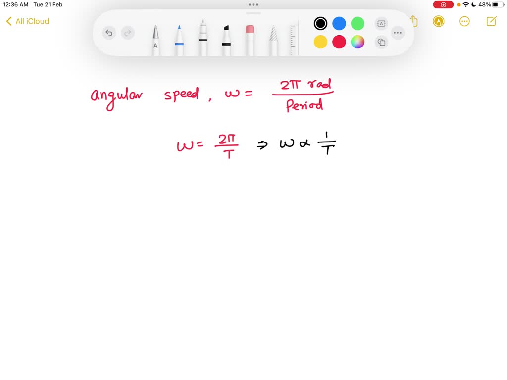Is the angular speed of the hour hand of a clock greater than, less