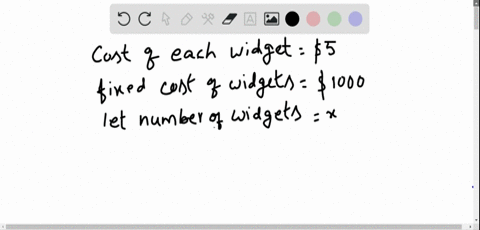 a-manufacturer-has-fixed-costs-of-1000-to-produce-widgets-each-widget-costs-5-to-make-the-fixed-cost
