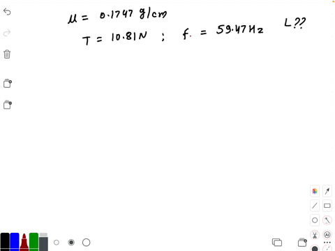 consider-a-string-with-a-linear-mass-density-of-01747-mathrmg-mathrmcm-which-is-oscillating-as-shown