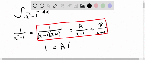 use-partial-fractions-to-find-the-integralint-frac1x2-1-d-x