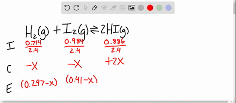 the-equilibrium-constant-k_mathrmc-for-the-reaction-mathrmh_2gmathrmi_2g-rightleftharpoons-2-mathrmh
