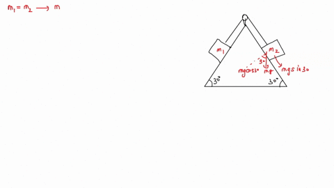 two-masses-40-mathrmkg-and-30-mathrmkg-are-connected-by-a-massless-string-passing-over-a-frictionl-3