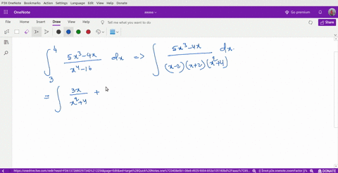 integrate-each-of-the-given-functions-int_34-frac5-x3-4-xx4-16-d-x-2