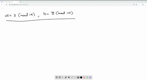 SOLVED:For each pair of integers a and b, find integers q and r such ...