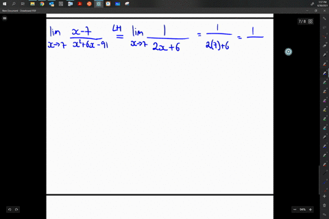 the-limit-can-be-found-in-two-ways-use-lhopitals-rule-to-find-the-limit-and-check-your-answer-usin-4