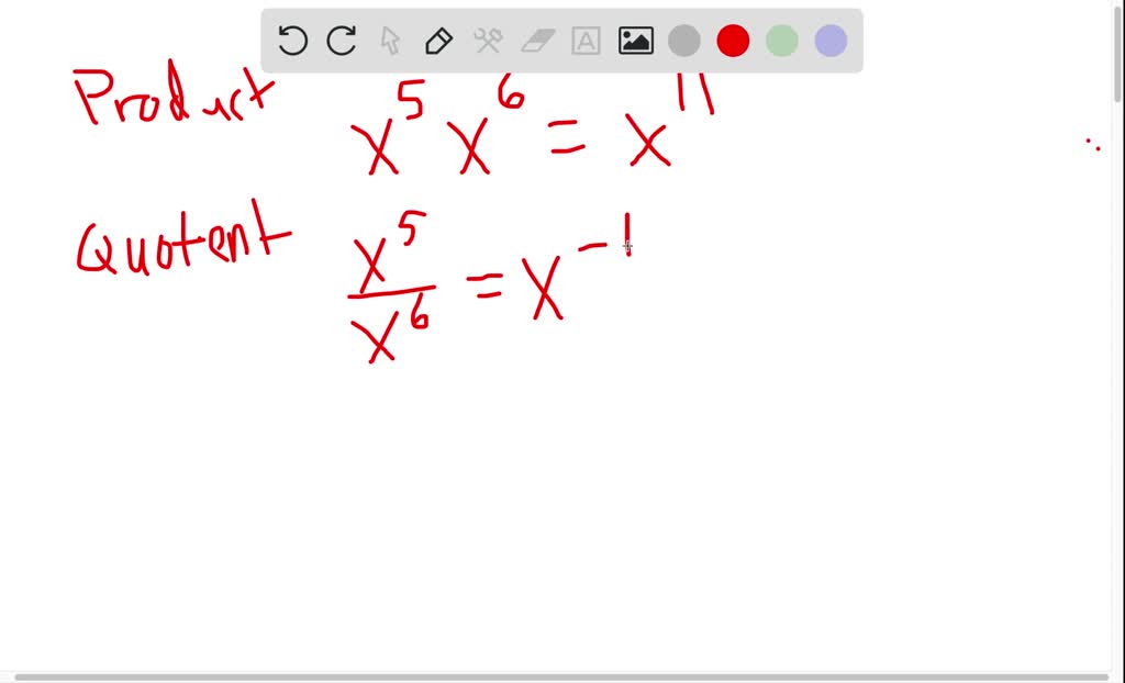 SOLVED:What are the exponent rules? Give examples of each rule.