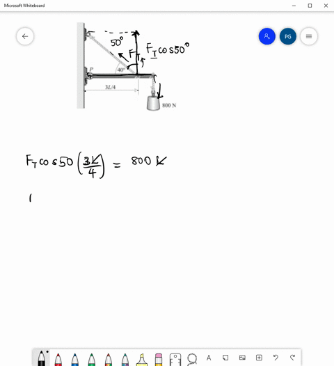 consider-the-situation-illustrated-in-fig-5-8a-the-uniform-060-mathrmkn-beam-is-hinged-at-p-find-the