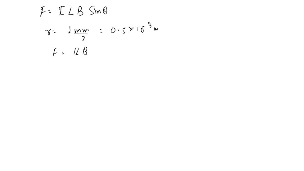 SOLVEDa) Find the current density necessary to float a copper wire in