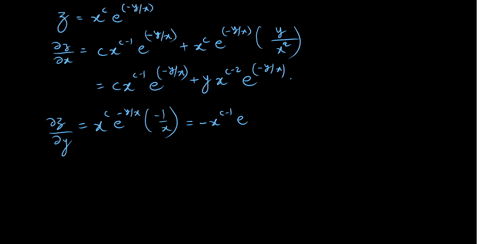 let-zxc-e-y-x-where-c-is-a-constant-find-the-value-of-c-such-that-fracpartial-zpartial-xy-fracpartia