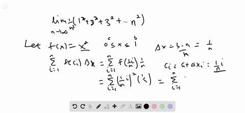 using-a-riemann-sum-determine-lim-_n-rightarrow-infty-frac1n3left122232cdotsn2right-by-using-an-appr