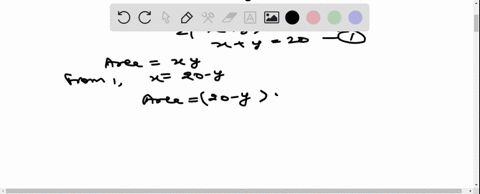 a-rectangular-area-is-formed-having-a-perimeter-of-40-mathrmcm-determine-the-length-and-breadth-of-t