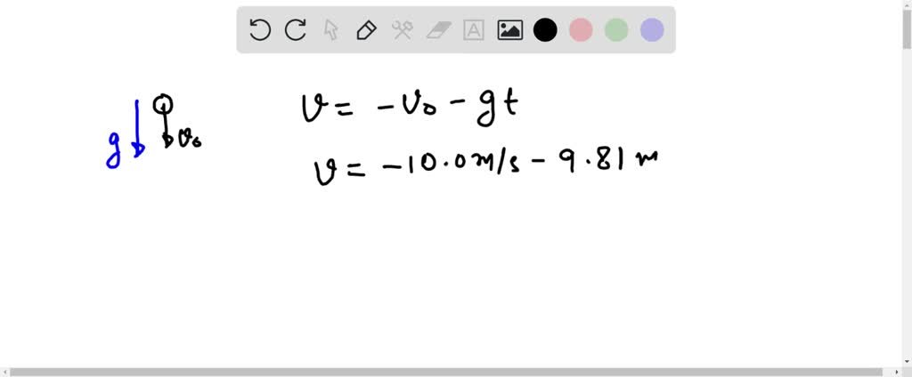 SOLVED: A stone is thrown downward with an initial velocity of 10.0 m ...