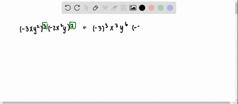write-your-answer-as-a-power-or-as-a-product-of-powers-left-3-x-y2right3left-2-x2-yright2