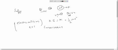 a-neutron-travelling-with-velocity-u-and-kinetic-energy-k-collides-head-on-elastically-with-the-nucl