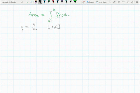 find-the-area-under-the-given-curve-over-the-indicated-interval-yfrac3x-quad16