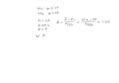 consider-the-following-hypothesis-test-beginarrayl-h_0-mu-leq-25-h_mathrma-mu25-endarray-a-sample-of