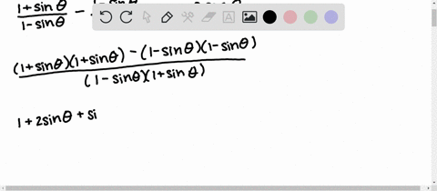 verify-that-each-equation-is-an-identity-see-examples-1-5-frac1sin-theta1-sin-theta-frac1-sin-theta1
