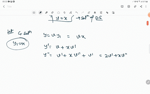 show-that-yx-is-a-solution-of-the-differential-equation-x2-yprime-prime-left2-xx2right-yprime2x-y0-4