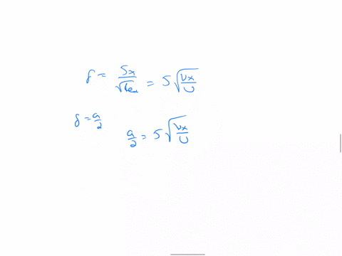 a-liquid-having-a-viscosity-mu-a-density-rho-and-a-free-stream-velocity-u-flows-over-the-plate-deter