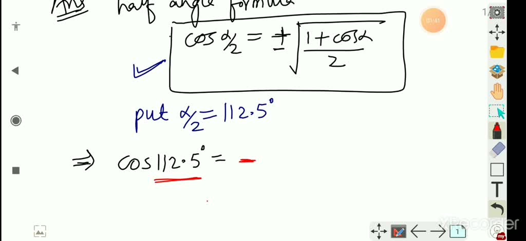 solved-use-the-half-angle-formulas-to-evaluate-the-given-functions