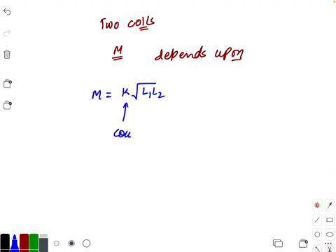 two-coils-are-placed-close-to-each-other-the-mutual-inductance-of-the-pair-of-coils-depend-upon-a-th