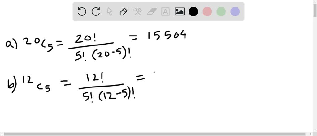 SOLVED:55–75 Solve the problem using the appropriate counting principle ...